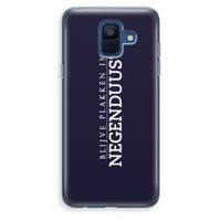 Blijve plakken in Negenduust: Samsung Galaxy A6 (2018) Transparant Hoesje Blijve plakken in Negenduust: Samsung Galaxy A6 (2018) Transparant Hoesje