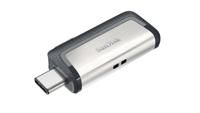 Sandisk Ultra Dual Drive USB Type-C USB flash drive 128 GB USB Type-A / USB Type-C 3.2 Gen 1 (3.1 Gen 1) Zwart, Zilver