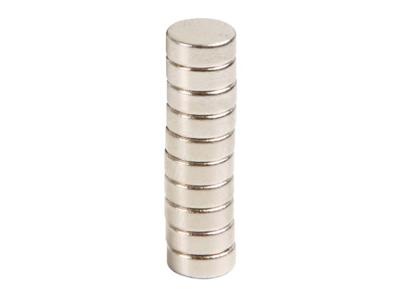 Magneet dia. 8 x 3mm 10 stuks - Velleman
