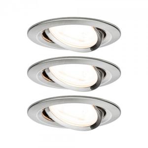 Paulmann 93429 Nova Inbouwlamp Set van 3 stuks LED GU10 19.5 W IJzer (geborsteld)