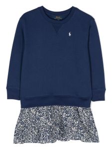 Ralph Lauren Kids robe-sweat à manches longues - Bleu