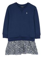 POLO RALPH LAUREN KIDS robe-sweat à manches longues - Bleu