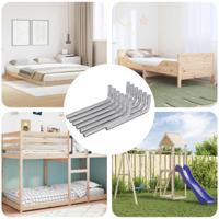 VidaXL Zeskantsleutel 1800 pcs zilver 32 x 86 mm staal