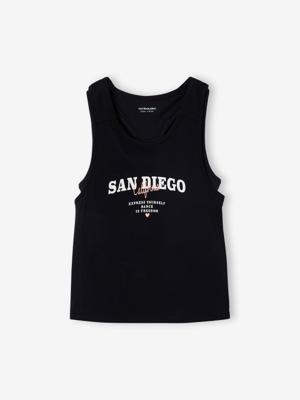 Set voor meisjes, hemdje en beha's sport antraciet