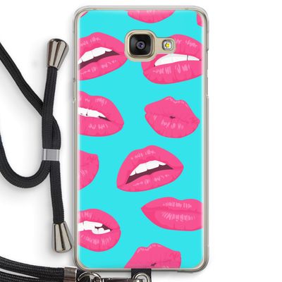 Bite my lip: Samsung Galaxy A5 (2016) Transparant Hoesje met koord