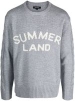 Nahmias pull Summerland en maille intarsia - Gris - thumbnail