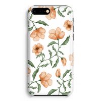 Peachy flowers: iPhone 8 Plus Volledig Geprint Hoesje