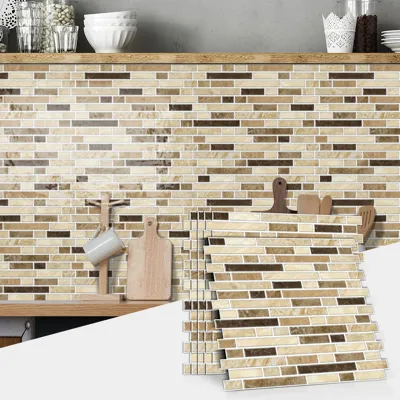 LuxeMarmer Zwart-Wit Marmerlook Wandstickers