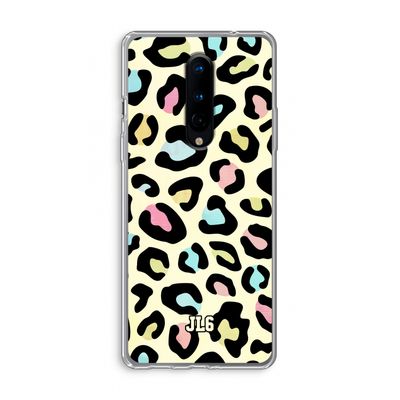 Leopard pattern: OnePlus 8 Transparant Hoesje