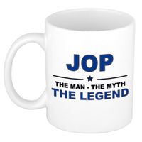 Jop The man, The myth the legend cadeau koffie mok / thee beker 300 ml Jop The man, The myth the legend cadeau koffie mok / thee beker 300 ml