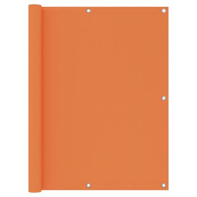 VidaXL Balkonscherm 120x600 cm oxford stof oranje