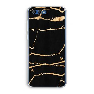 Gouden marmer: Honor 10 Transparant Hoesje