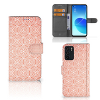 OPPO Reno6 5G Telefoon Hoesje Pattern Orange