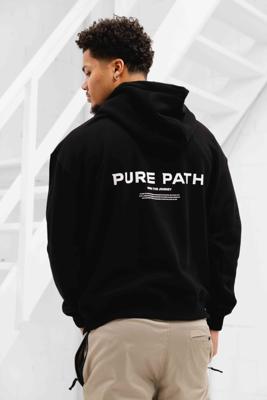 Pure Path Signature Hoodie Heren Zwart - Maat S - Kleur: Zwart | Soccerfanshop