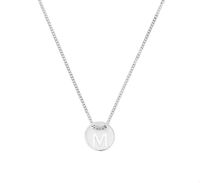 Ketting Letter M zilver 1,3 mm x 41+4 cm - thumbnail