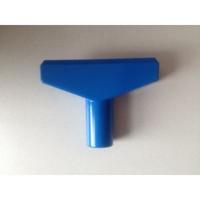 T-stuk 60 mm blauw voor profiel-1