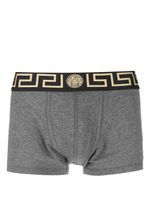 Versace boxer à bande logo - Gris