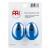 Meinl ES2-B egg shaker blauw (2 stuks)