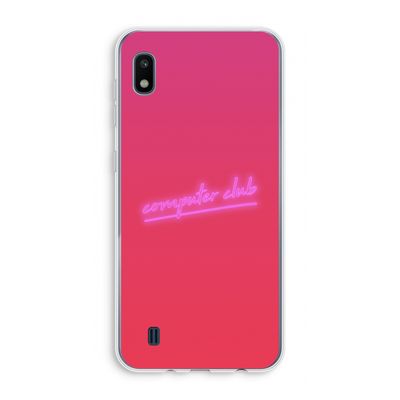 Vice Glow: Samsung Galaxy A10 Transparant Hoesje