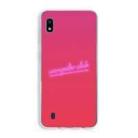 Vice Glow: Samsung Galaxy A10 Transparant Hoesje
