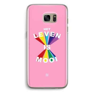 Het Leven Is Mooi: Samsung Galaxy S7 Edge Transparant Hoesje