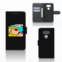 LG G5 Wallet Case met Pasjes Popart Oh Yes - thumbnail