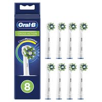 Oral-B CrossAction Opzetborstel Met CleanMaximiser-technologie, Verpakking Van 8 Stuks - thumbnail