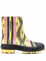 CamperLab bottines Traktori à imprimé abstrait - Jaune