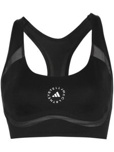 adidas by Stella McCartney brassière de sport à logo imprimé - Noir