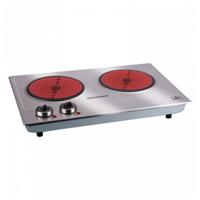 Vitrokeramische kookplaat JATA V532 2400W Zilverkleurig Staal 2400 W