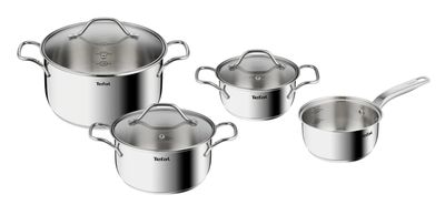 Tefal Intuition 4-delige set (steelpan 16 cm, kookpan 16/20/24 cm)