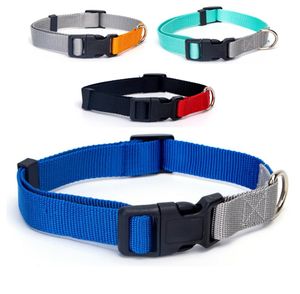 Nobleza Honden klikhalsband - Tweekleurig Nylon - 35 cm