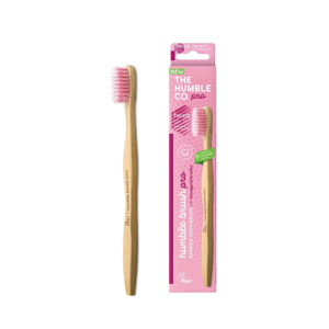 Humble Brush PRO Bamboe Tandenborstel Hexagonaal Roze