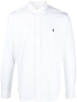 Polo Ralph Lauren chemise à motif Polo Pony brodé - Blanc