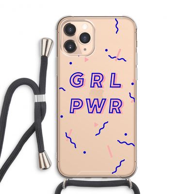 GRL PWR: iPhone 11 Pro Max Transparant Hoesje met koord