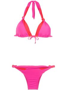 Amir Slama panelled bikini set - Rose