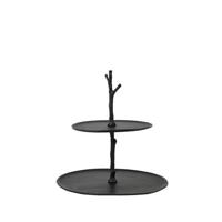 Light & Living Etagere Tresa - Zwart - 2 Laags