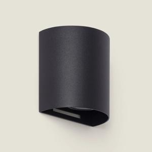 Wandlamp goud &apos;Xenia&apos; glad led lamp downlighter metaal gu10 led 10 cm