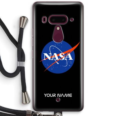 NASA: HTC U12+ Transparant Hoesje met koord