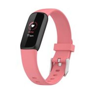 Fitbit Luxe - Sportbandje met gesp - Maat: Large - Roze