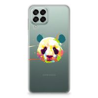 Samsung Galaxy M33 Telefoonhoesje met Naam Panda Color - thumbnail
