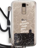 Good stories: LG K10 (2016) Transparant Hoesje met koord