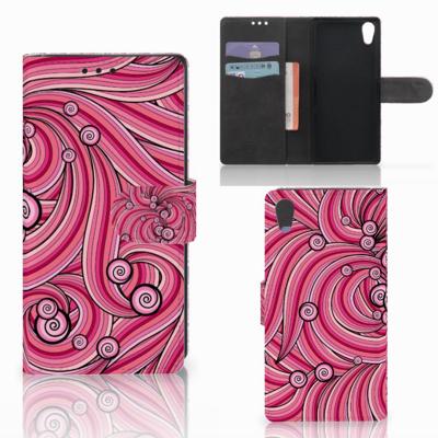 Sony Xperia XA1 Hoesje Swirl Pink