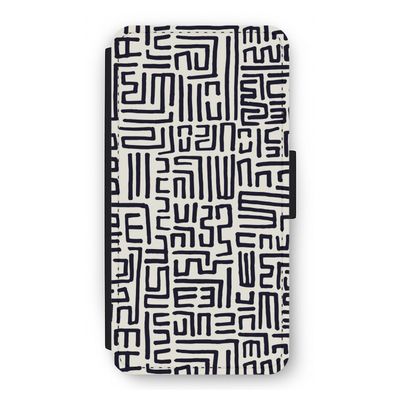 Moroccan Print: iPhone 12 Pro Flip Hoesje