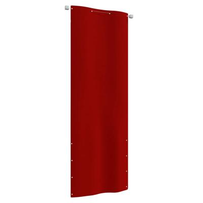 VidaXL Balkonscherm 80x240 cm oxford stof rood