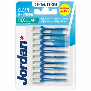 Jordan Clean Between Regular - 40 stuks - Zachte tandenstokers