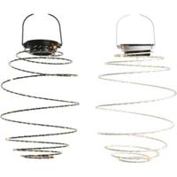 Solar hanglamp ijzerdraad 2 assorti kleur 16 cm doorsnee