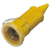 10845  - Schuko coupler plastic yellow 10845