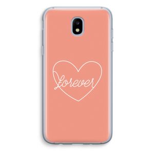 Forever heart: Samsung Galaxy J5 (2017) Transparant Hoesje