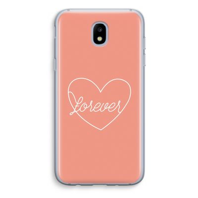 Forever heart: Samsung Galaxy J5 (2017) Transparant Hoesje